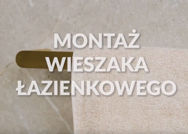 Jak zamontować wieszak punktowy na ręcznik?