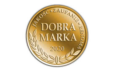 Dobra Marka 2020 - statuetka w rękach firmy Joniec 